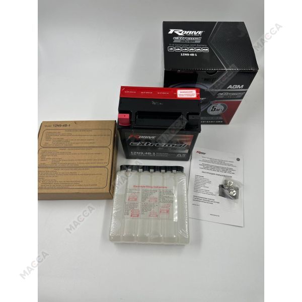 Аккумулятор RDRIVE eXtremal Silver 12N9-4B-1, изображение 3