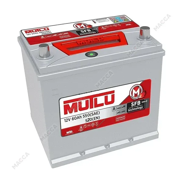 Аккумулятор Mutlu SFB M2 6СТ-60.0 (55D23FL) бортик