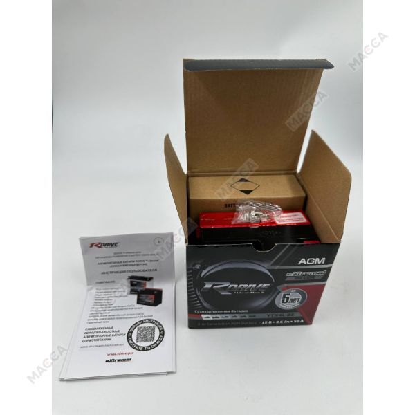 Аккумулятор RDRIVE eXtremal Silver YTX4L-BS, изображение 2