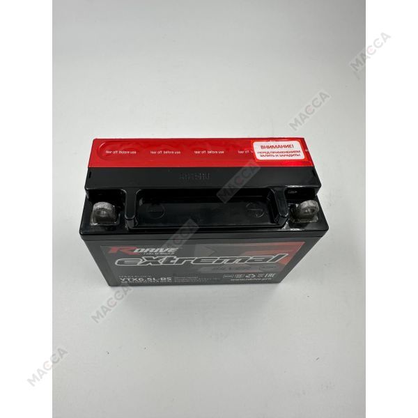 Аккумулятор RDRIVE eXtremal Silver YTX6.5L-BS, изображение 9