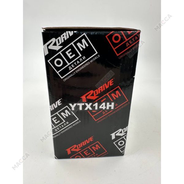 Аккумулятор RDrive OEM ДЕТАЛИ YTX14H (65948-00 HARLEY DAVIDSON), изображение 12