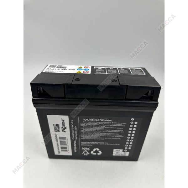 Аккумулятор RDrive OEM ДЕТАЛИ 51913 (61.21-2 346 800 BMW), изображение 6