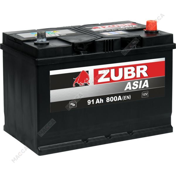 Аккумуляторная батарея ZUBR Ultra Asia 95Ah R+ (нижний борт)