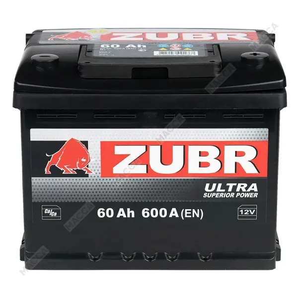 Аккумуляторная батарея ZUBR Ultra 60Ah R+