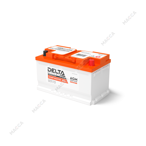 DELTA START MASTER 6CT-80.0  AGM (L4/800EN) Аккумуляторная батарея