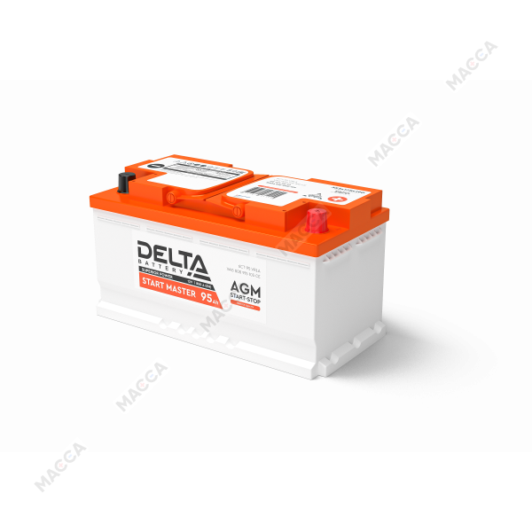 DELTA START MASTER 6CT-95.0  AGM (L5/850EN) Аккумуляторная батарея