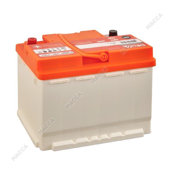 DELTA START MASTER 6CT-60.0  AGM (L2/660EN) Аккумуляторная батарея, изображение 3