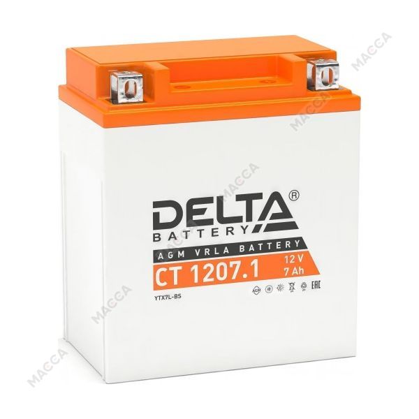 CT 1207.1 (7 A) Delta Аккумуляторная батарея, изображение 5