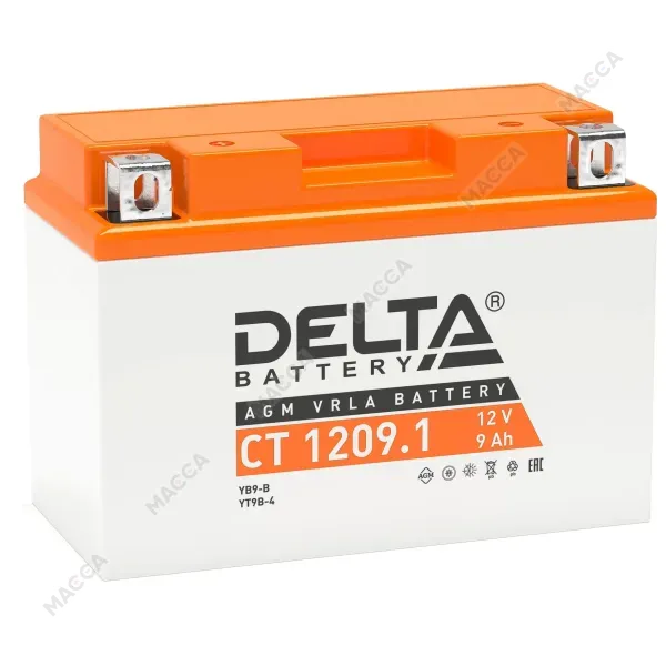 CT 1209.1 (9 A) Delta Аккумуляторная батарея, изображение 3