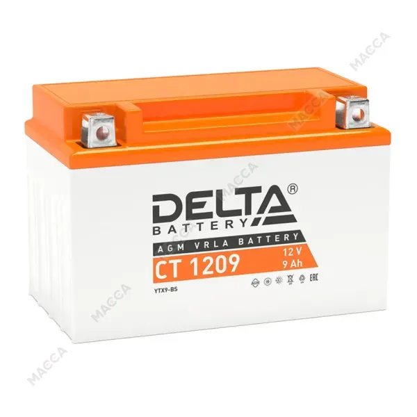 CT 1209 (9 A) Delta Аккумуляторная батарея, изображение 5