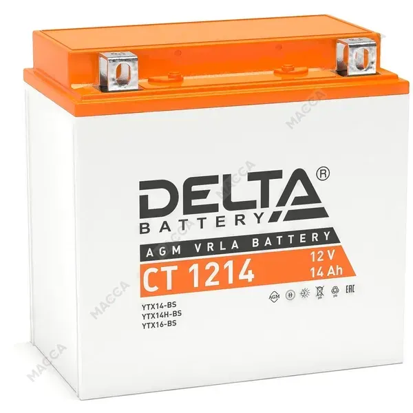 CT 1214 (14 A) Delta Аккумуляторная батарея, изображение 5