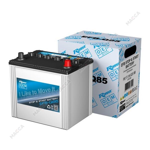 Аккумулятор RDrive OEM EFB-Q85 (PE1T-18-520 9B MAZDA)