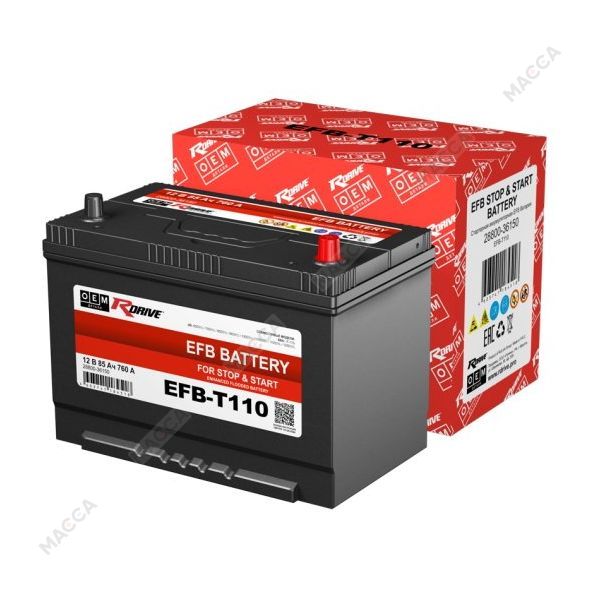 Аккумулятор RDrive OEM EFB-T110 (28800-36150 TOYOTA)