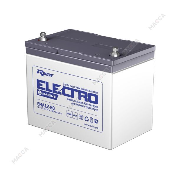 Лодочный аккумулятор RDrive ELECTRO Marine EMA12-80