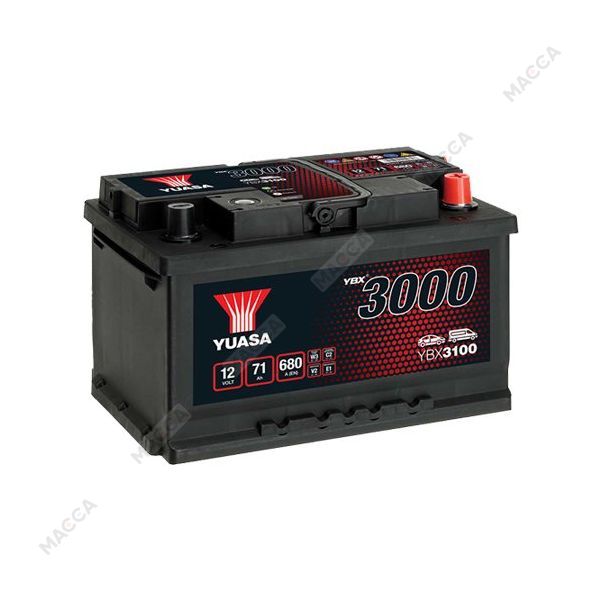 Аккумулятор YUASA YBX3100 (LB3, 71 EU)