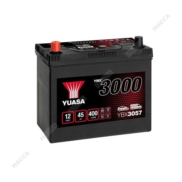 Аккумулятор YUASA YBX3057 (50B24R(S))