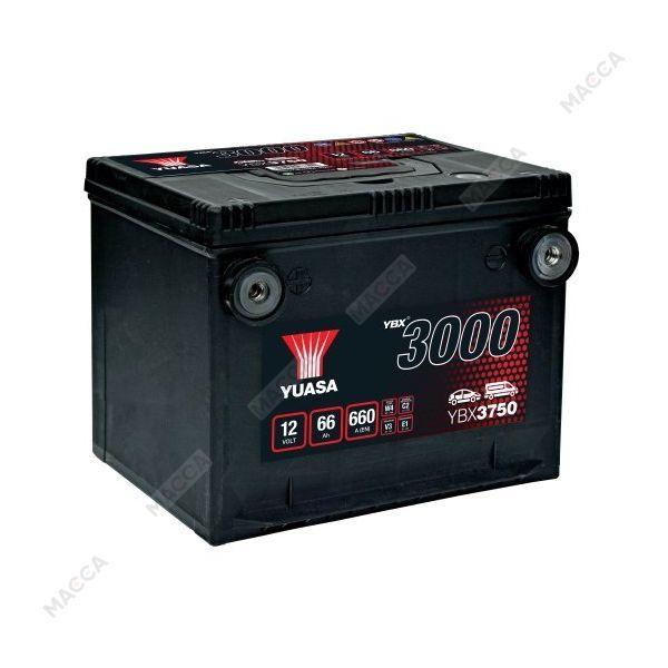 Аккумулятор YUASA YBX3750 (BCI 75 борт, 66 RU)