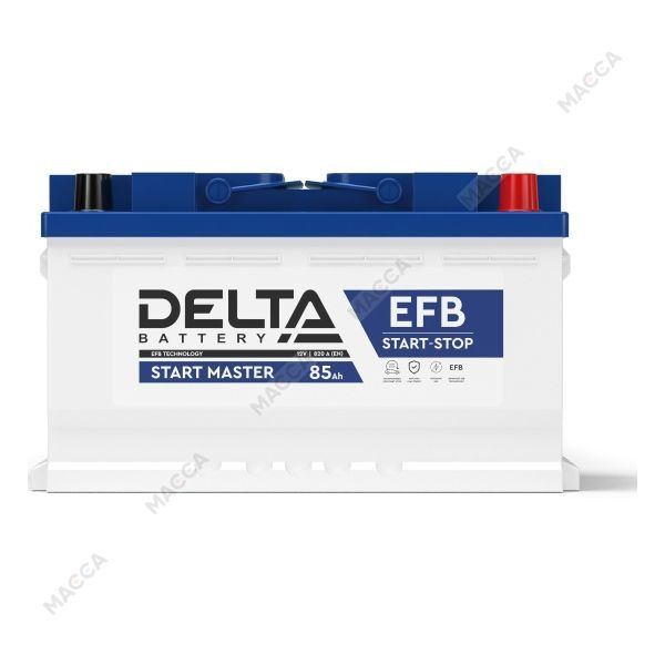 DELTA START MASTER 85 Ah EFB (L4/820A)  Аккумуляторная батарея, изображение 2