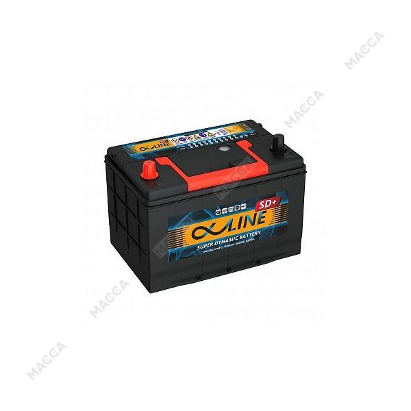 Аккумулятор ALPHALINE SD+  80 пр (95D26R)