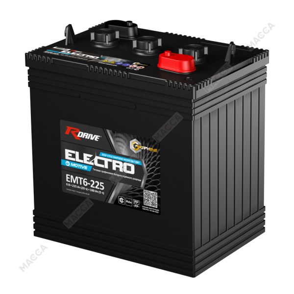 Тяговая графеновая батарея RDrive ELECTRO Motive EMT6-225