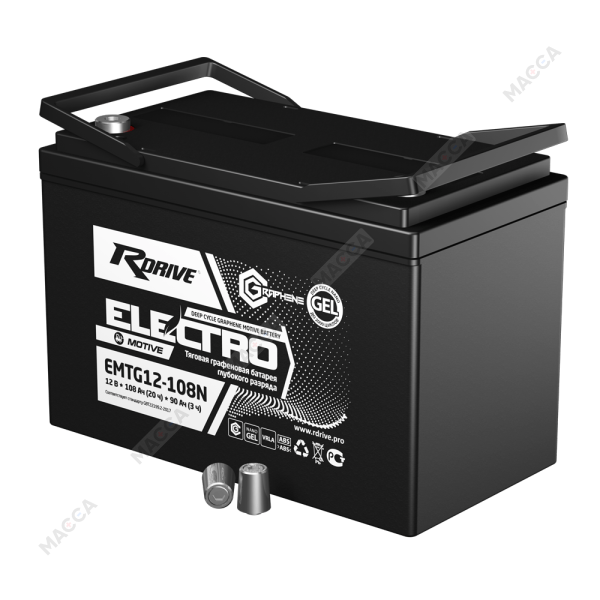 Тяговая графеновая батарея RDrive ELECTRO Motive EMTG12-108N