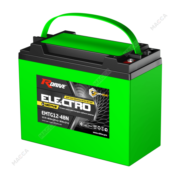 Тяговая графеновая батарея RDRIVE ELECTRO Motive EMTG12-48N