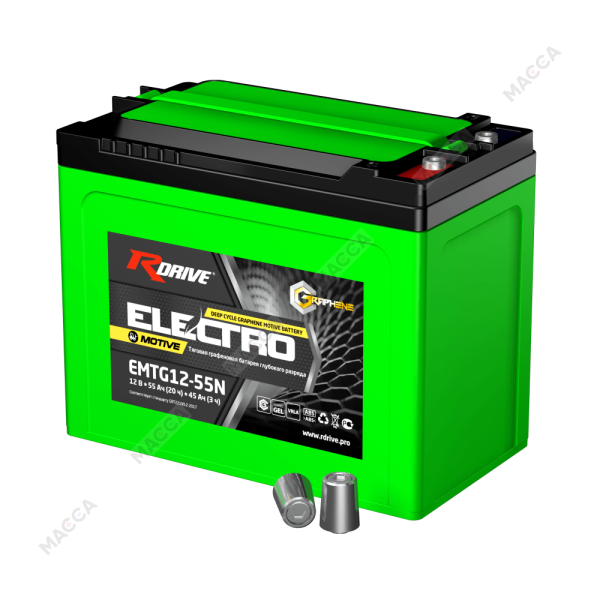 Тяговая графеновая батарея RDRIVE ELECTRO Motive EMTG12-55N