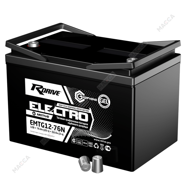 Тяговая графеновая батарея RDrive ELECTRO Motive EMTG12-76N
