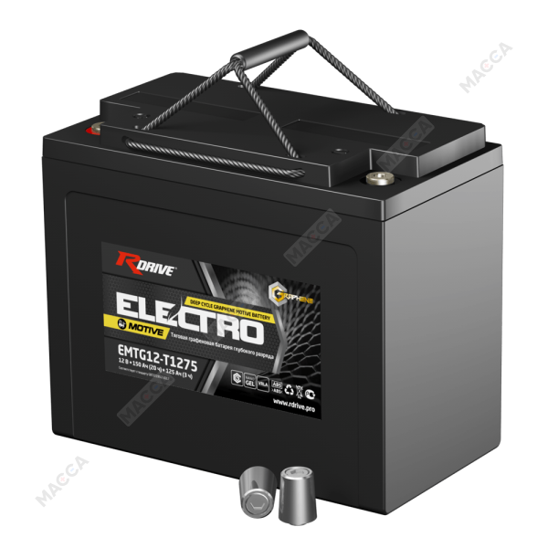 Тяговая графеновая батарея RDrive ELECTRO Motive EMTG12-T1275