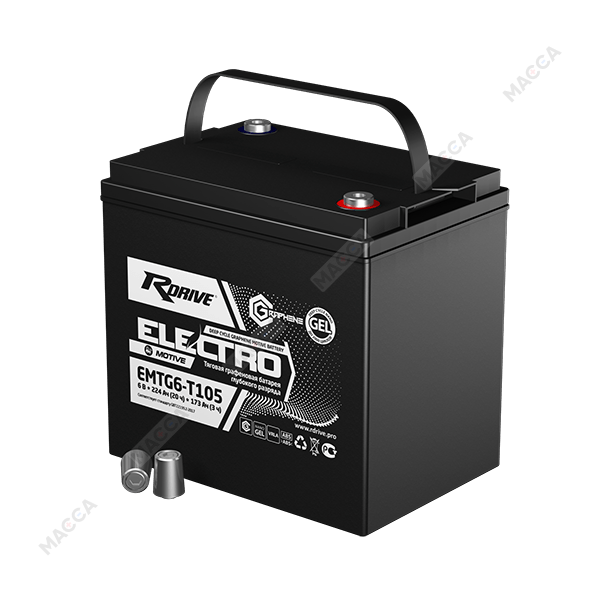Тяговая графеновая батарея RDrive ELECTRO Motive EMTG6-T105