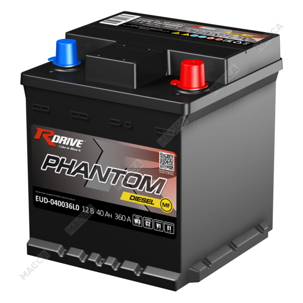 Аккумулятор RDrive PHANTOM DIESEL MF EUD-040036L0