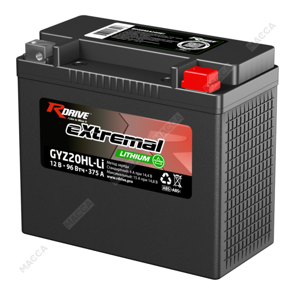 Аккумулятор RDRIVE eXtremal LITHIUM GYZ20HL-Li