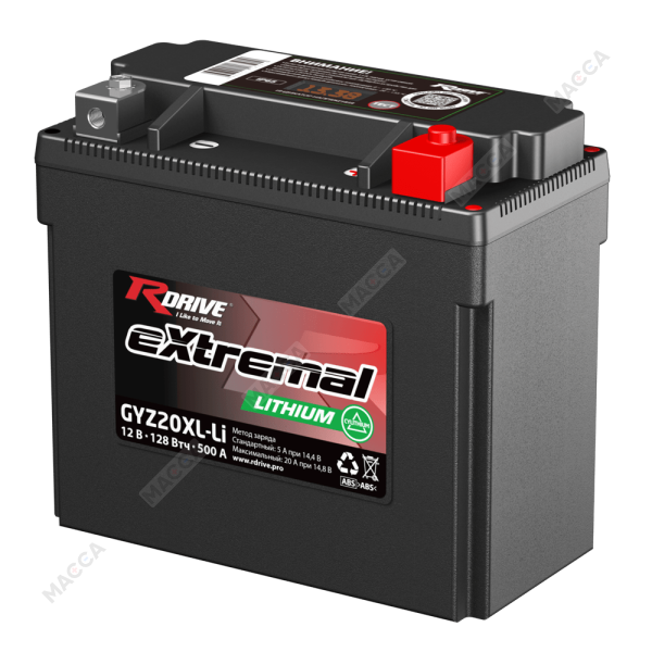 Аккумулятор RDRIVE eXtremal LITHIUM GYZ20XL-Li
