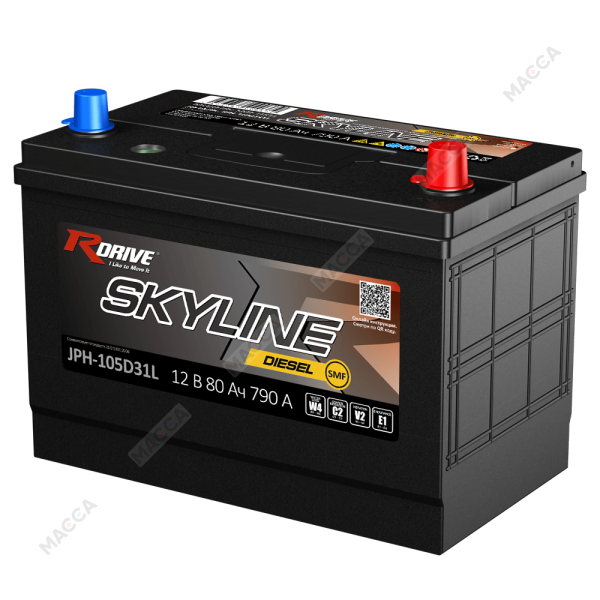 Аккумулятор RDrive SKYLINE DIESEL SMF 105D31L