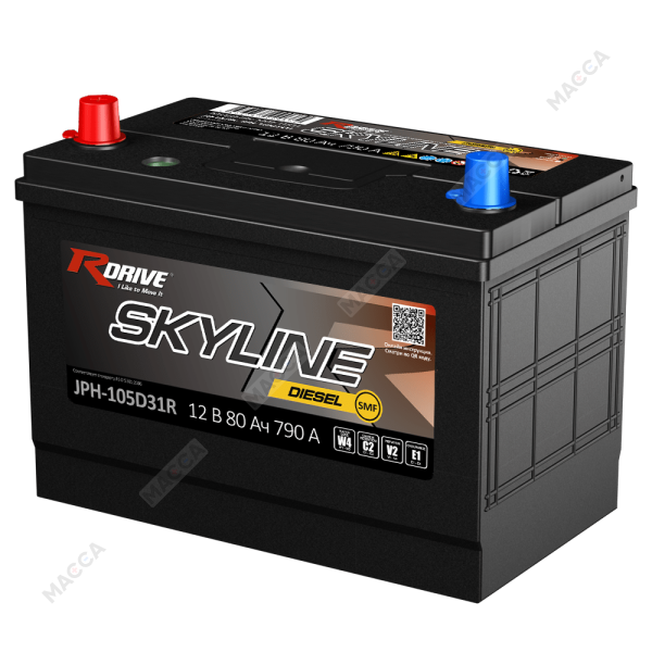 Аккумулятор RDrive SKYLINE DIESEL SMF 105D31R