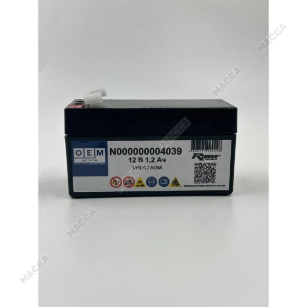 Аккумулятор RDrive OEM ДЕТАЛИ N000000004039 (MERCEDES)