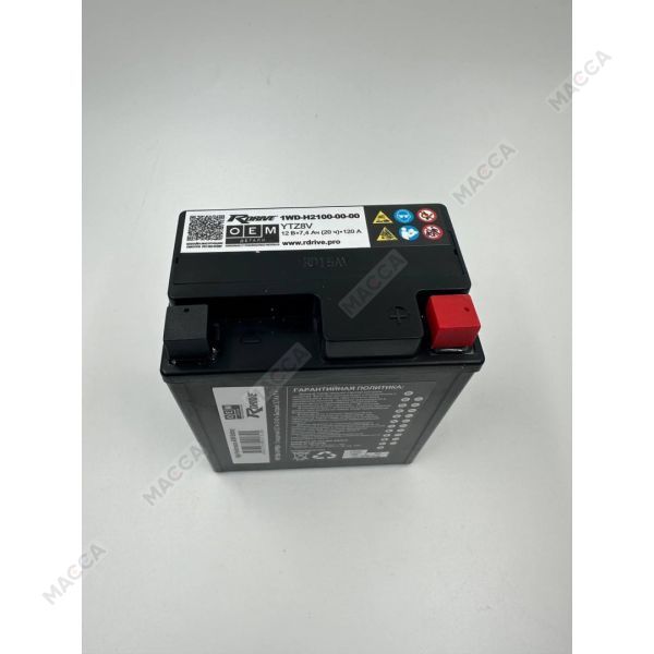 Мотоциклетный аккумулятор RDrive OEM Детали 1WD-H2100-00-00 (YTZ8V), изображение 4