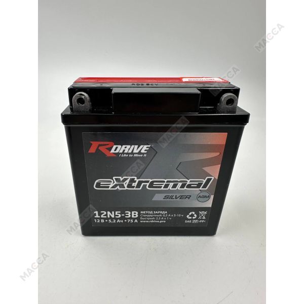 Аккумулятор RDRIVE eXtremal Silver 12N5-3B, изображение 14