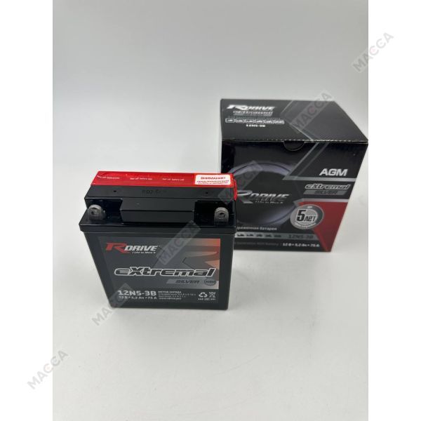 Аккумулятор RDRIVE eXtremal Silver 12N5-3B, изображение 2