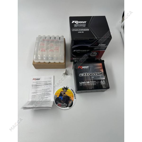 Аккумулятор RDRIVE eXtremal Silver 12N5-3B, изображение 3