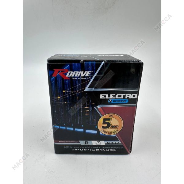 Аккумуляторная батарея RDrive ELECTRO RESERVE NP4-12, изображение 8