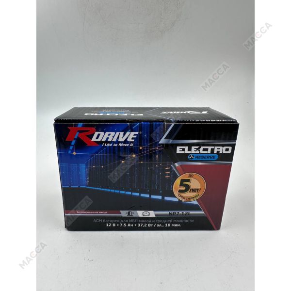 АКБ для ИБП RDrive ELECTRO Reserve NP7-12L (RBC2), изображение 8