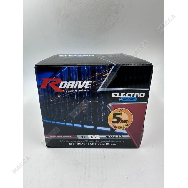 Аккумуляторная батарея RDrive ELECTRO RESERVE NP24-12I, изображение 6