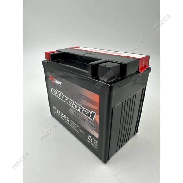 Аккумулятор RDRIVE eXtremal Silver YTX12-BS, изображение 6