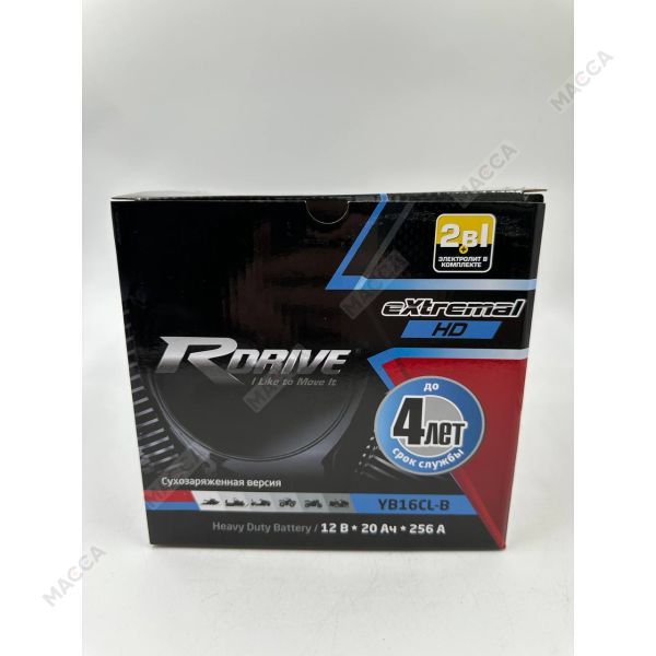 Аккумулятор RDRIVE eXtremal HD YB16CL-B, изображение 11