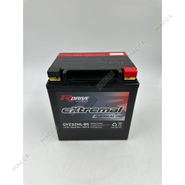 Аккумулятор RDRIVE eXtremal Platinum GYZ32HL-BS