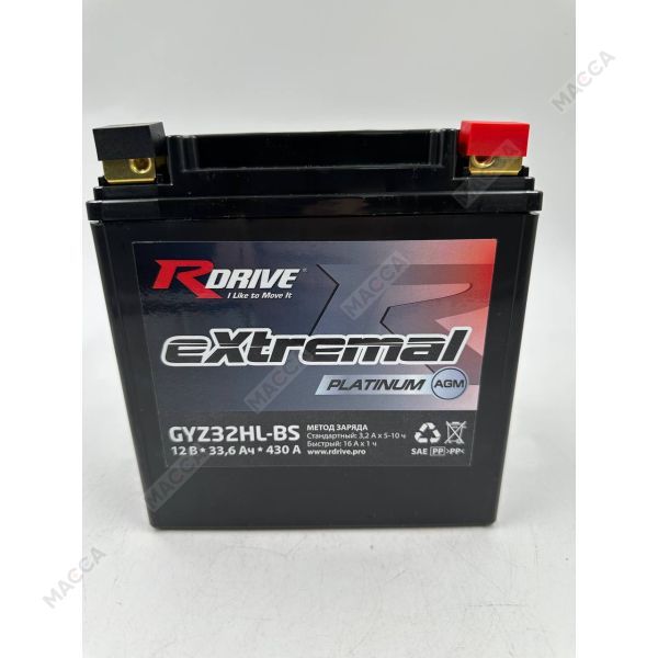 Аккумулятор RDRIVE eXtremal Platinum GYZ32HL-BS, изображение 4