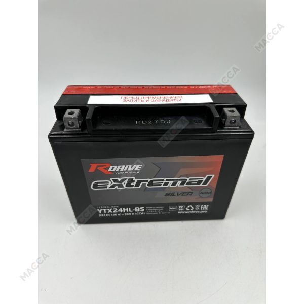 Аккумулятор RDRIVE eXtremal Silver YTX24HL-BS