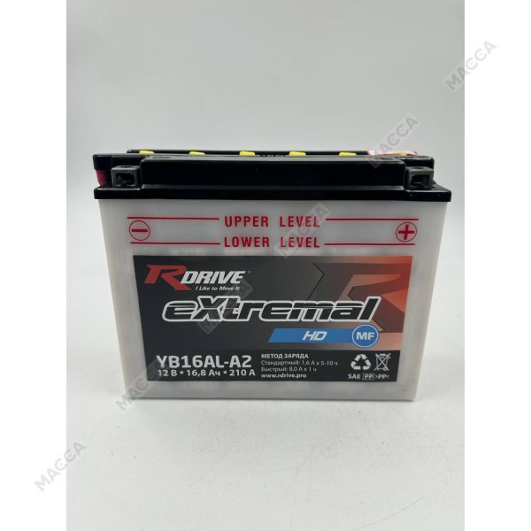 Аккумулятор RDRIVE eXtremal HD YB16AL-A2