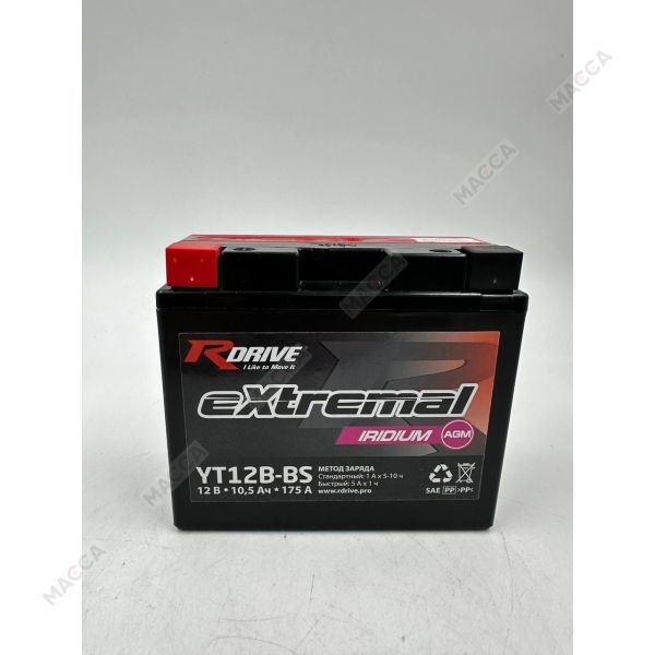 Аккумулятор RDRIVE eXtremal Iridium YT12B-BS